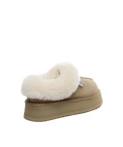 Women's UGG Hailey Slippers -UGG Bay 0001 Haily UGG Moccasin Chestnut 3