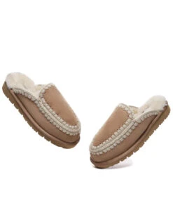 Women's UGG Stitch Slipper -UGG Bay 0001 UGG Stitch slipper chestnut 5