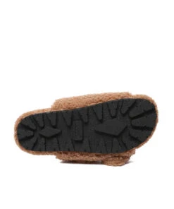 Women's UGG Jenny Fluffy Sandal -UGG Bay 0001 UggJennySlipperBrown5