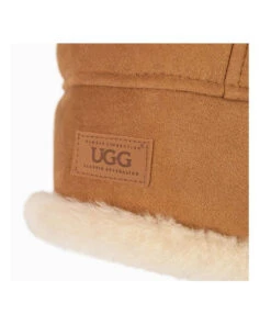 Kids UGG Jess Hat -UGG Bay 0002 KidsUggJesssheepskinhatchestnut3
