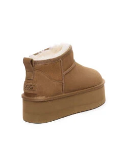 Women's UGG High Ultra Mini Platform -UGG Bay 0002 UGGUltraMiniHighPlatformChestnut3