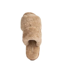Women's UGG Donna Fluffy Slide -UGG Bay 0008 UGGDonnaFluffySlideBronze4