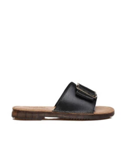 Women's Beck Sandal -UGG Bay 0009 WomensBeckSlidesBlack1