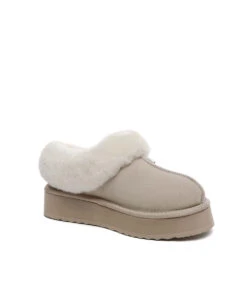 Women's UGG Hailey Slippers -UGG Bay 0012 Haily UGG Moccasin Sand 2
