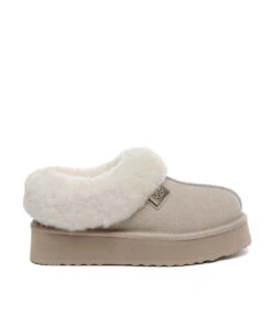 Women's UGG Hailey Slippers -UGG Bay 0013 Haily UGG Moccasin Sand 1