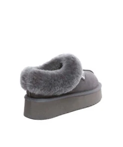 Women's UGG Hailey Slippers -UGG Bay 0015 Haily UGG Moccasin Grey 3
