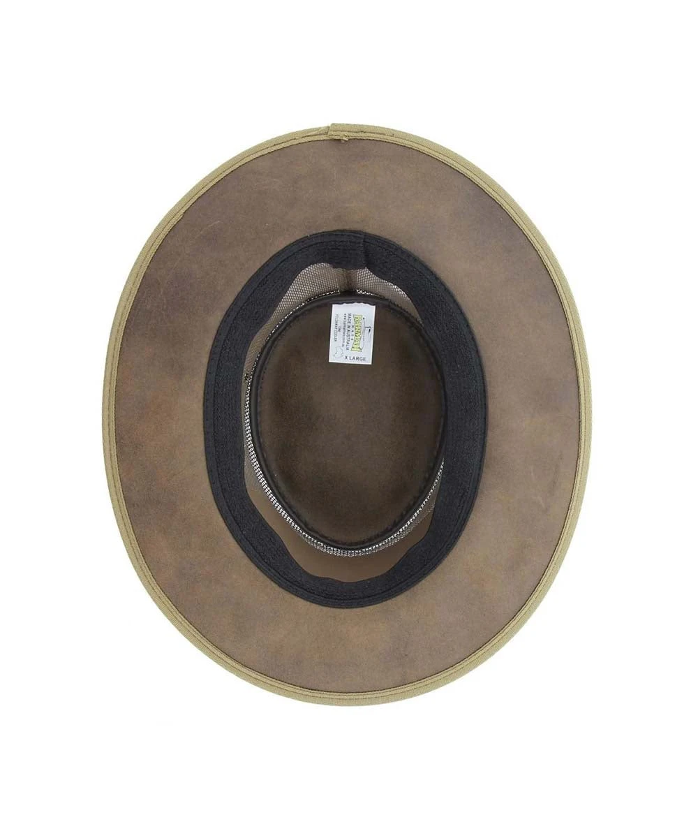 Barmah Foldaway Oiled Cooler Hat 2 Barmah Foldaway Oiled Cooler Hat - Image 2