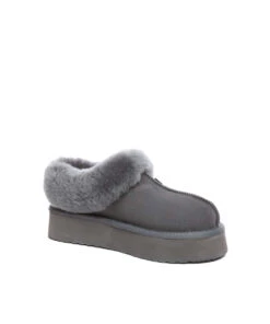 Women's UGG Hailey Slippers -UGG Bay 0016 Haily UGG Moccasin Grey 2
