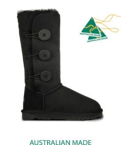 Women's UGG Premium 3 Button -UGG Bay 3blk