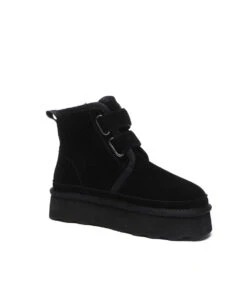 Women's Anya Platform UGG Boots -UGG Bay AnyaPlatformUGGBootsBlack2