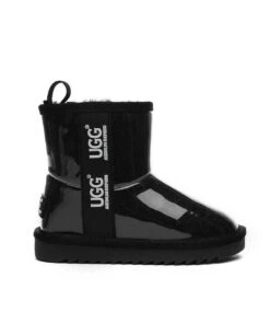 Kid's UGG Ava Waterproof Rain Boot -UGG Bay AvaKidsUGGWaterproofRainBootsBlack1