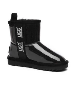Kid's UGG Ava Waterproof Rain Boot -UGG Bay AvaKidsUGGWaterproofRainBootsBlack2