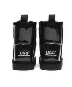 Kid's UGG Ava Waterproof Rain Boot -UGG Bay AvaKidsUGGWaterproofRainBootsBlack3