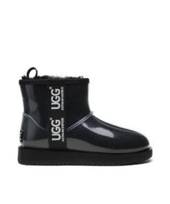 Women's UGG Ava Clear Rain Boot -UGG Bay AvaUGGClearRainBootsBlack1