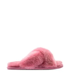 Women's UGG Premium Cross Over Slipper 26 Women's UGG Premium Cross Over Slipper -UGG Bay Best women cross over slippers dust pink color australia ugg outlet store