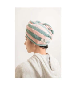 Fast Drying Hair Towel -UGG Bay FastDryingHairTowelGreenPink4