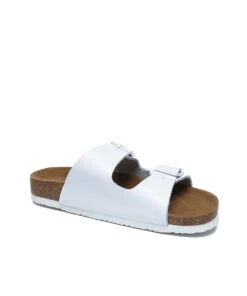 Men's Hampton Sandal -UGG Bay HamptonSlideWhite2 1fcec44b 1374 4938 873c b6daa35e5905