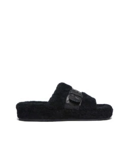 Women’s Jule Fluffy Slide -UGG Bay JuleFluffyUGGSlidesBlack1