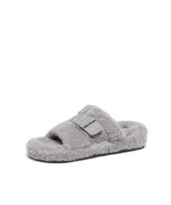 Women’s Jule Fluffy Slide -UGG Bay JuleFluffyUGGSlidesGrey2
