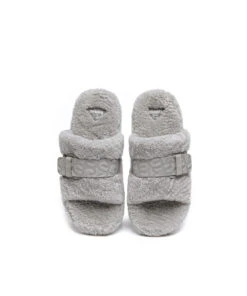 Women’s Jule Fluffy Slide -UGG Bay JuleFluffyUGGSlidesGrey3
