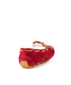 Kid’s Fur UGG Moccasin -UGG Bay KidsFurUGGMoccasinTomato3