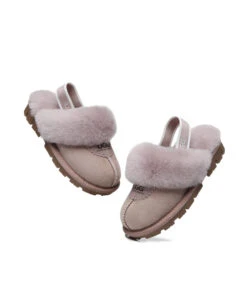 Kid’s Banded Scuff UGG Slippers -UGG Bay KidsUGGBandedScuffSlipperDawnPink6