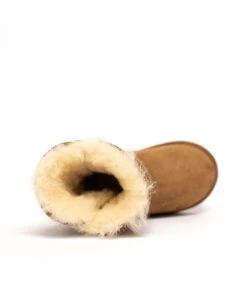 Kids Classic Short Button -UGG Bay KidsUGGShortButtonBootsChestnut5