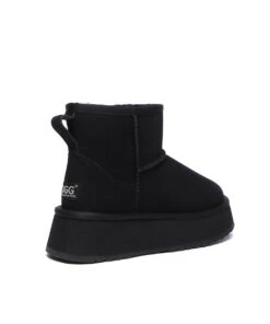 Women's UGG Platform Classic Mini -UGG Bay UGGClassicMiniPlatformBlack2