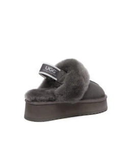 Women's UGG Platform Scuff Slipper -UGG Bay UGGPlatformScuffGrey2