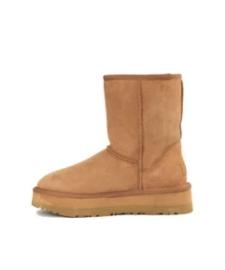 Women’s Short UGG Platform Boots -UGG Bay UGGShortPlatformBootChestnut2