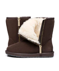 Men's UGG Classic Short Zip -UGG Bay choc 1