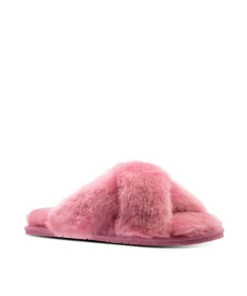 Women's UGG Premium Cross Over Slipper 27 Women's UGG Premium Cross Over Slipper -UGG Bay cross over premium women slippers dust pink color australia ugg outlet store