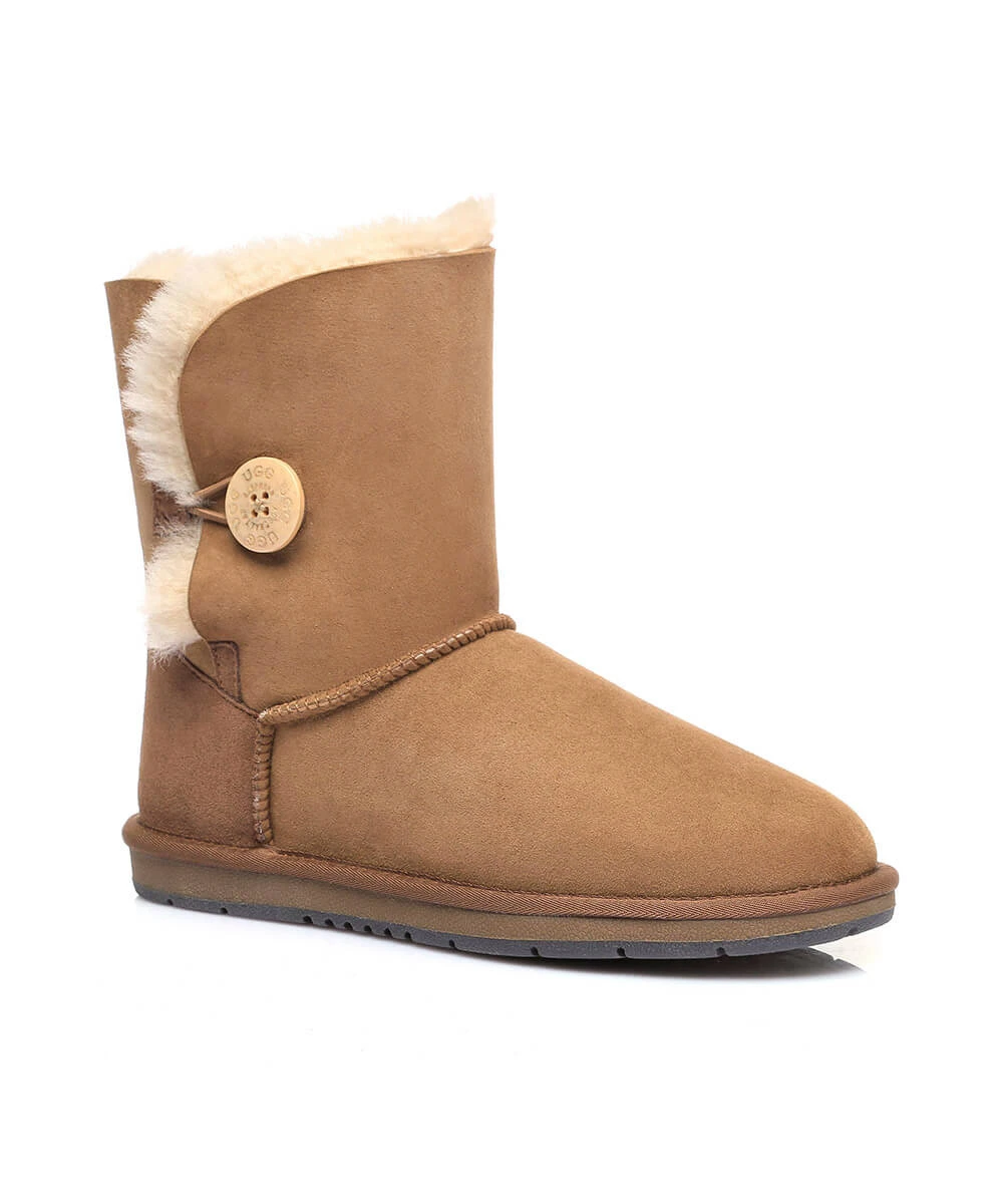 Women's UGG Classic Short Button 2 Women's UGG Classic Short Button - Image 2