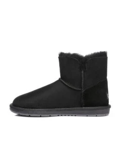 Women's UGG Classic Mini Button -UGG Bay uggminibblk2