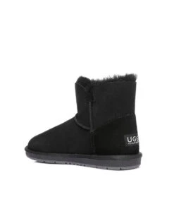 Women's UGG Classic Mini Button -UGG Bay uggminibblk3