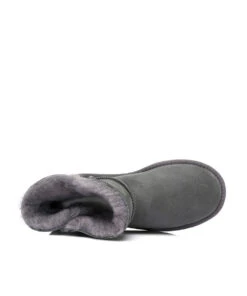 Women's UGG Classic Mini Button -UGG Bay uggminibgrey6