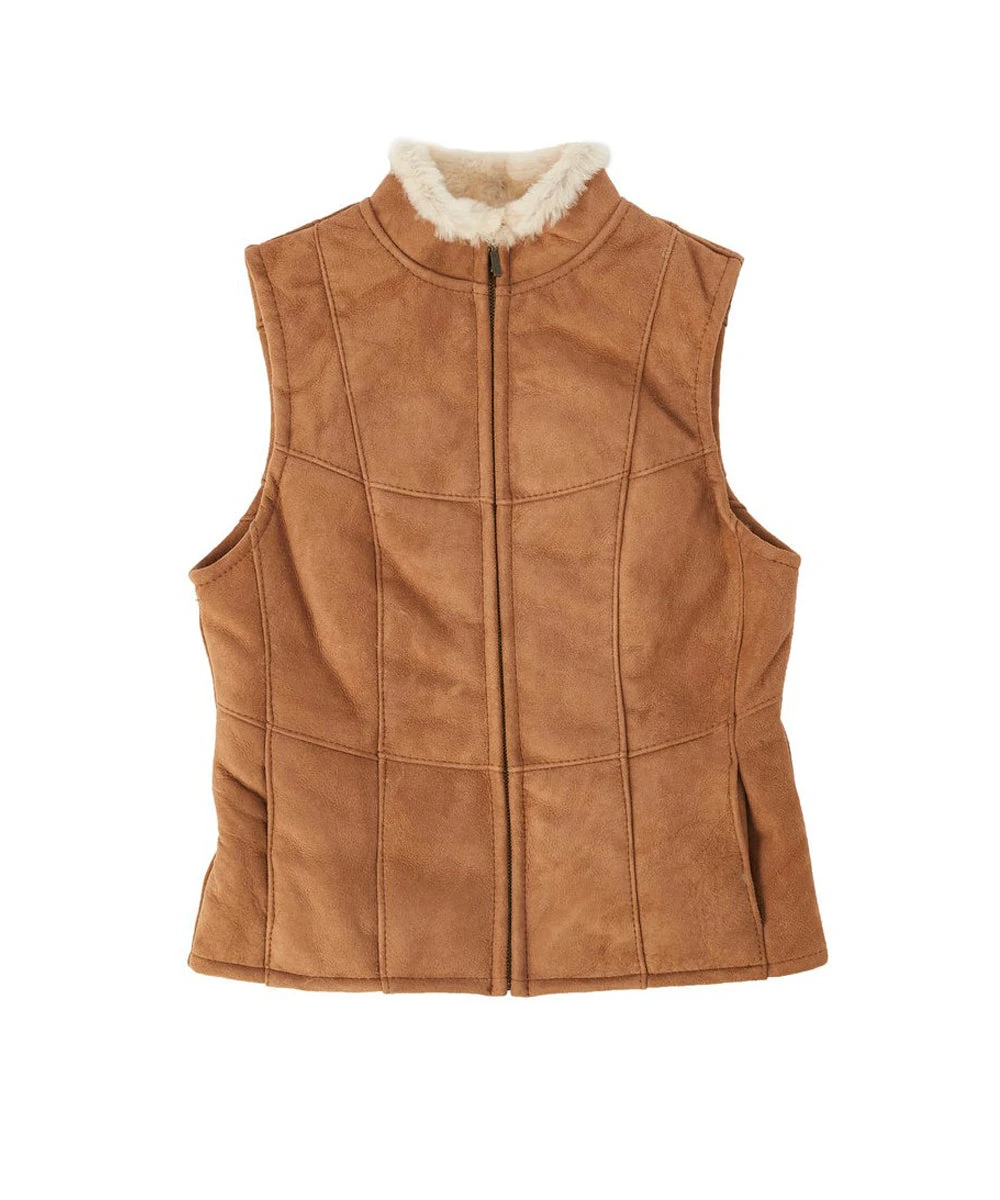 Women's Sheepskin Vest 1 Women's Sheepskin Vest